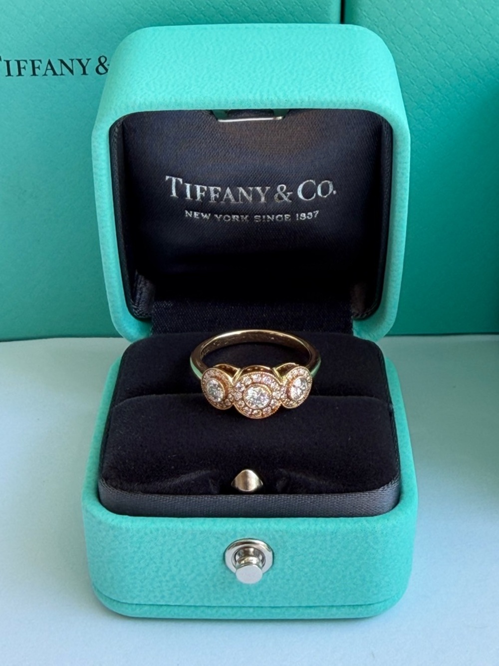 Tiffany&Co. 18k Rose gold circlet ring size 6